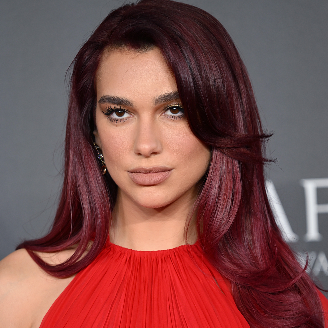 Deep Burgundy Visual Idea — Winter Hair Colors for Pale Skin