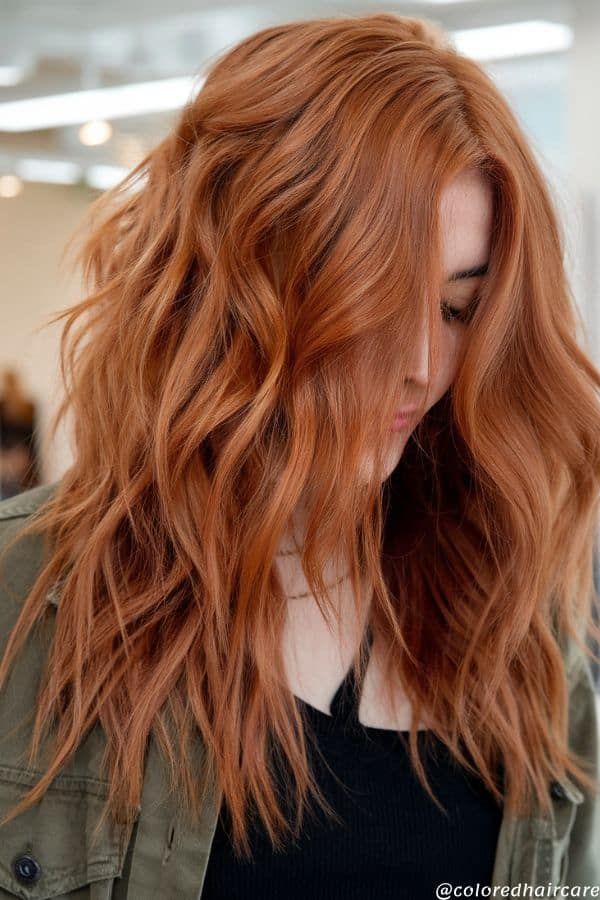 Vibrant Copper Red Visual Idea Vibrant Copper Red Visual Idea — Fall to Winter Hair Colors
