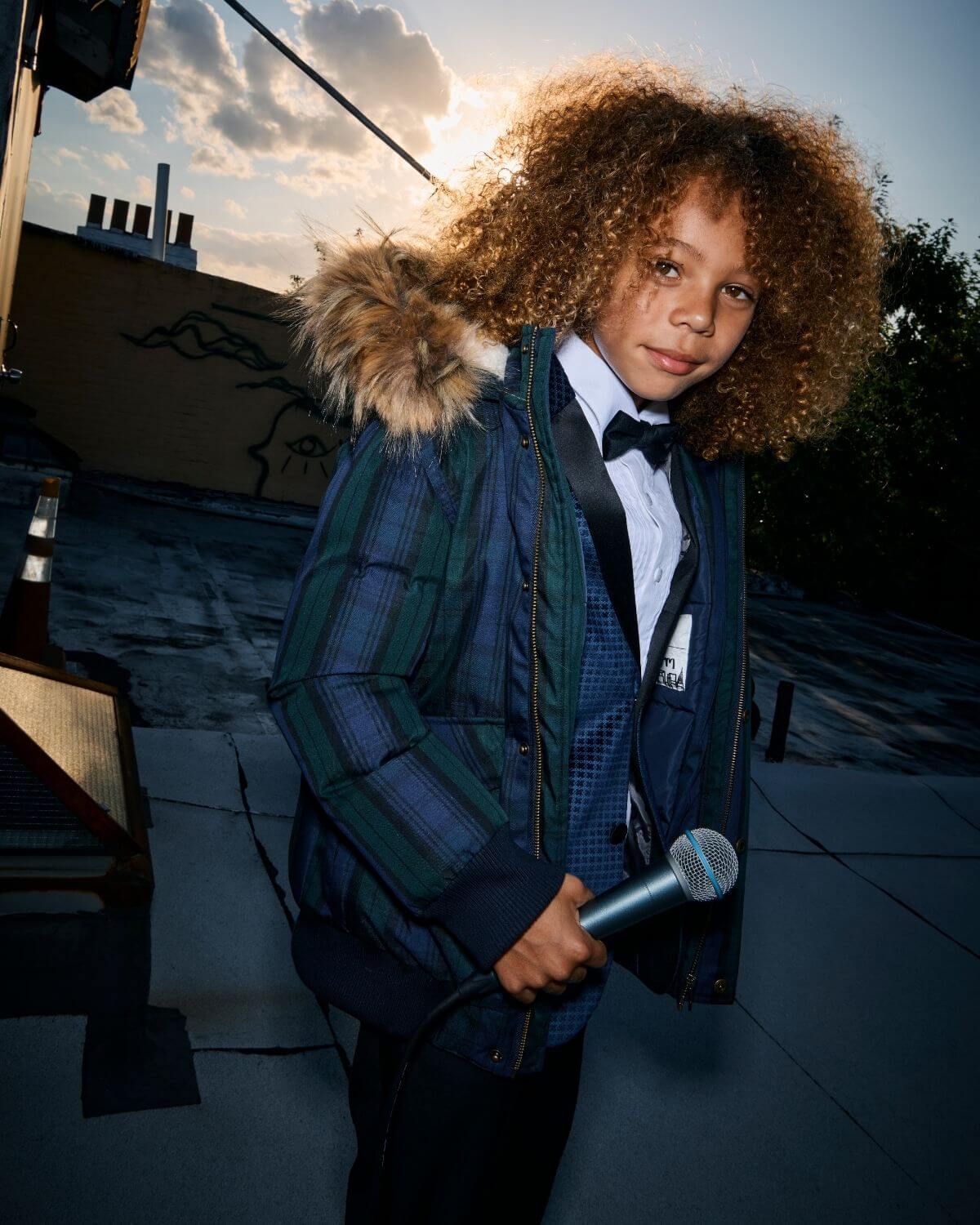 Natural Curly Layers Natural Curly Layers — Winter Hairstyles for Black Kids