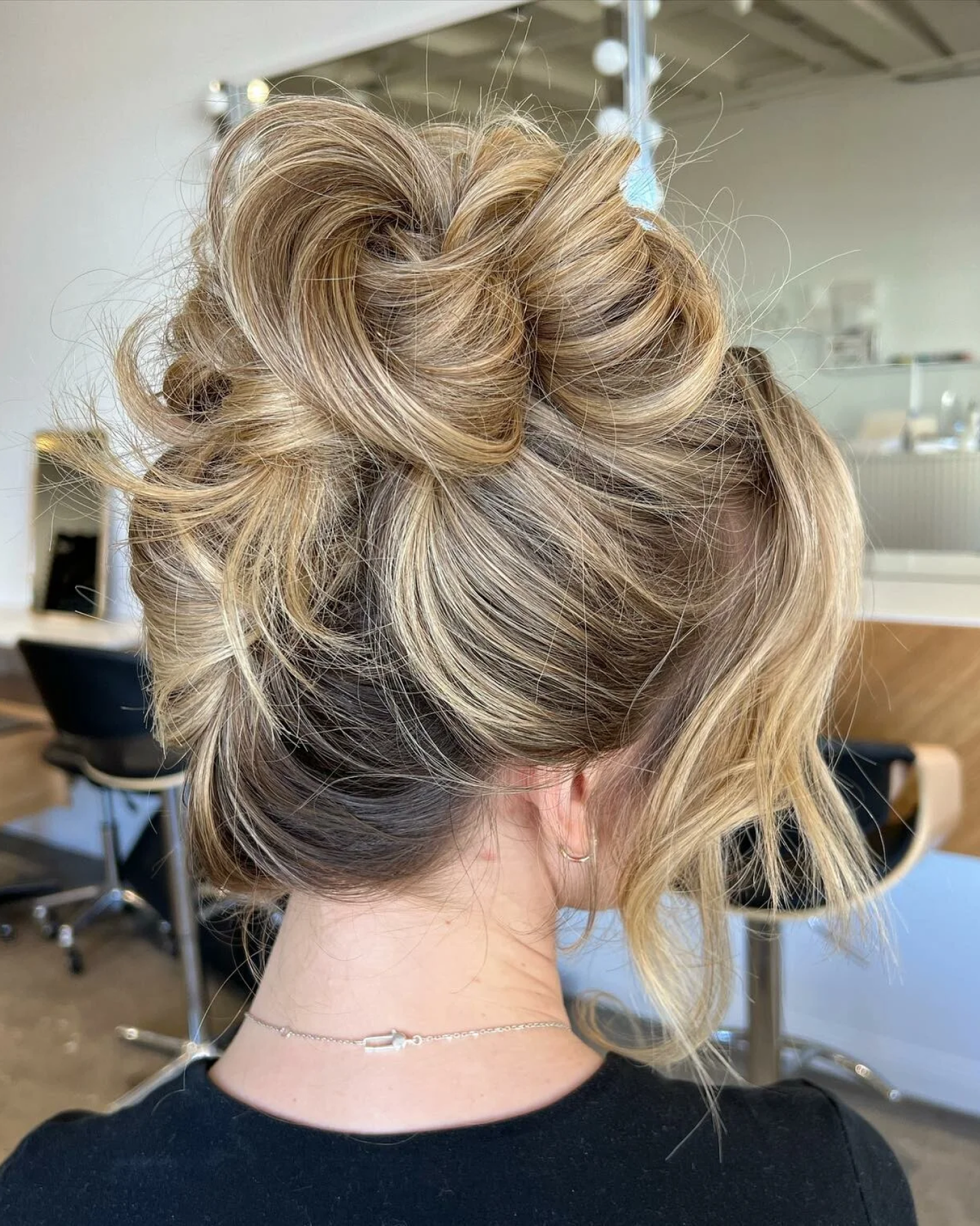 Messy Voluminous Updo Messy Voluminous Updo — Winter Hairstyles for Thick Hair