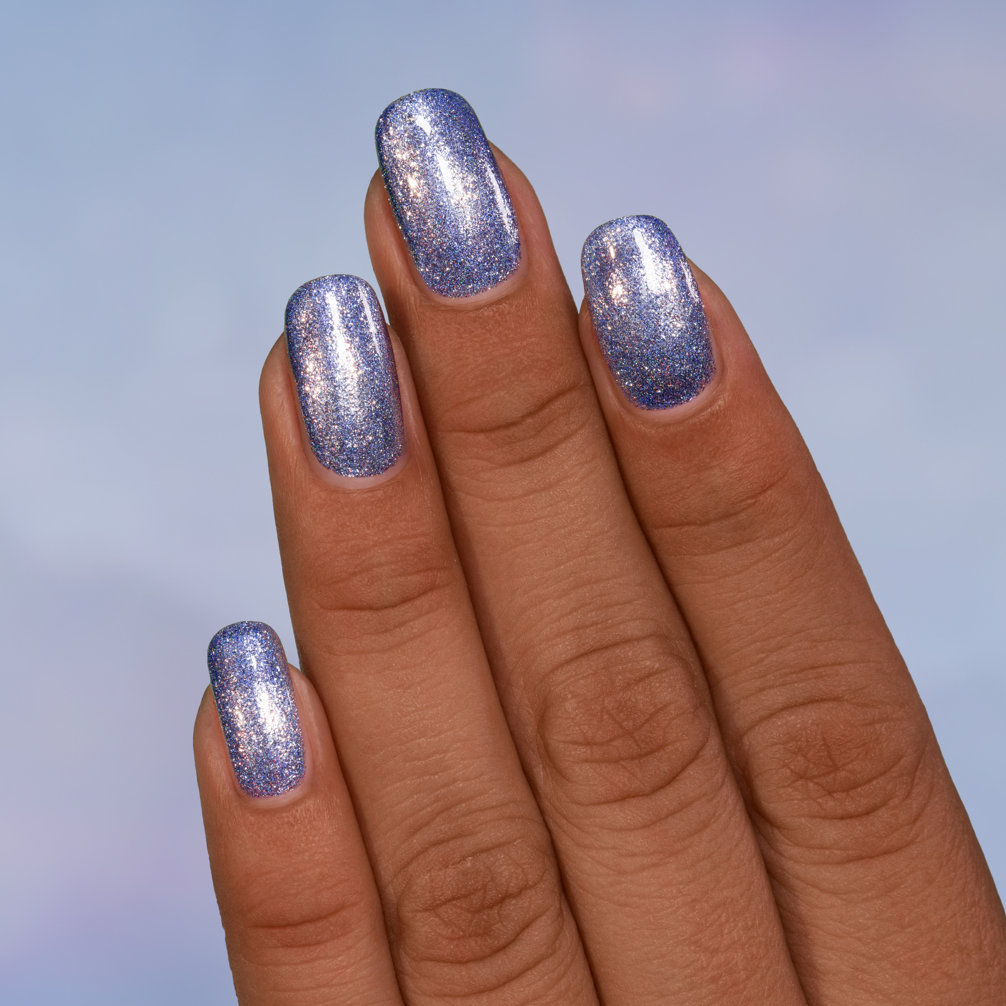 Lavender Blue Glitter with Holographic Shimmer Lavender Blue Glitter with Holographic Shimmer — Winter Glitter Nails