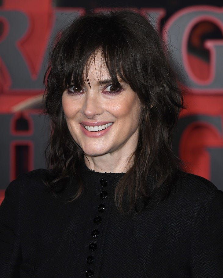 Collarbone Layers With Volume and Side Bangs — Winter Haircuts with Bangs