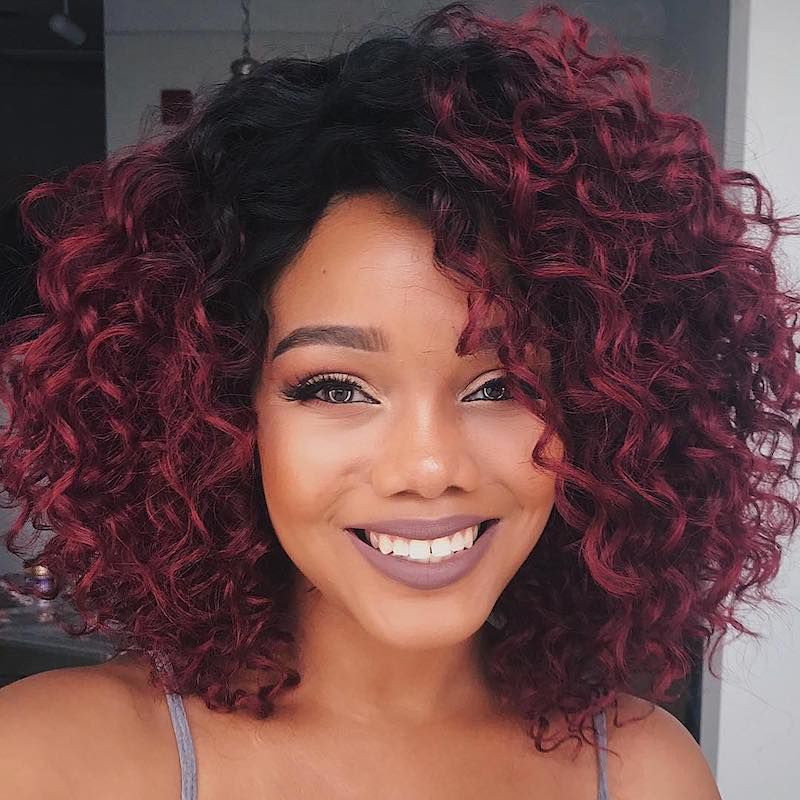 Deep Mahogany With Purple Undertones Deep Mahogany With Purple Undertones — Mahogany Hair Color