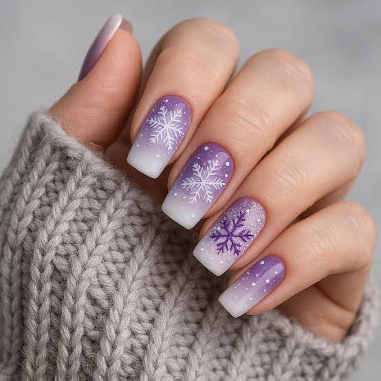 Visual Idea Visual Idea — Winter Ombre Nails