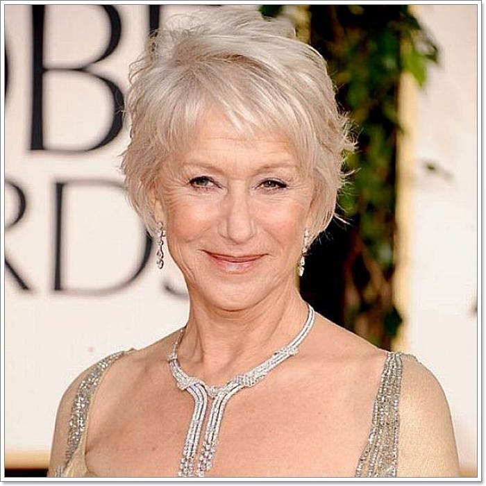Silver Grey Visual Idea — Winter Hairstyles for Women Over 60