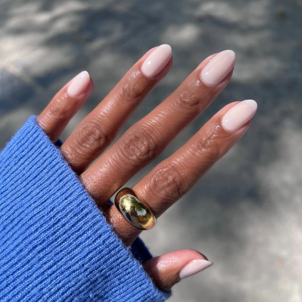 Sheer Milky Pink Cozy Sheer Milky Pink Cozy — Winter Nail Colors for Women Over 60
