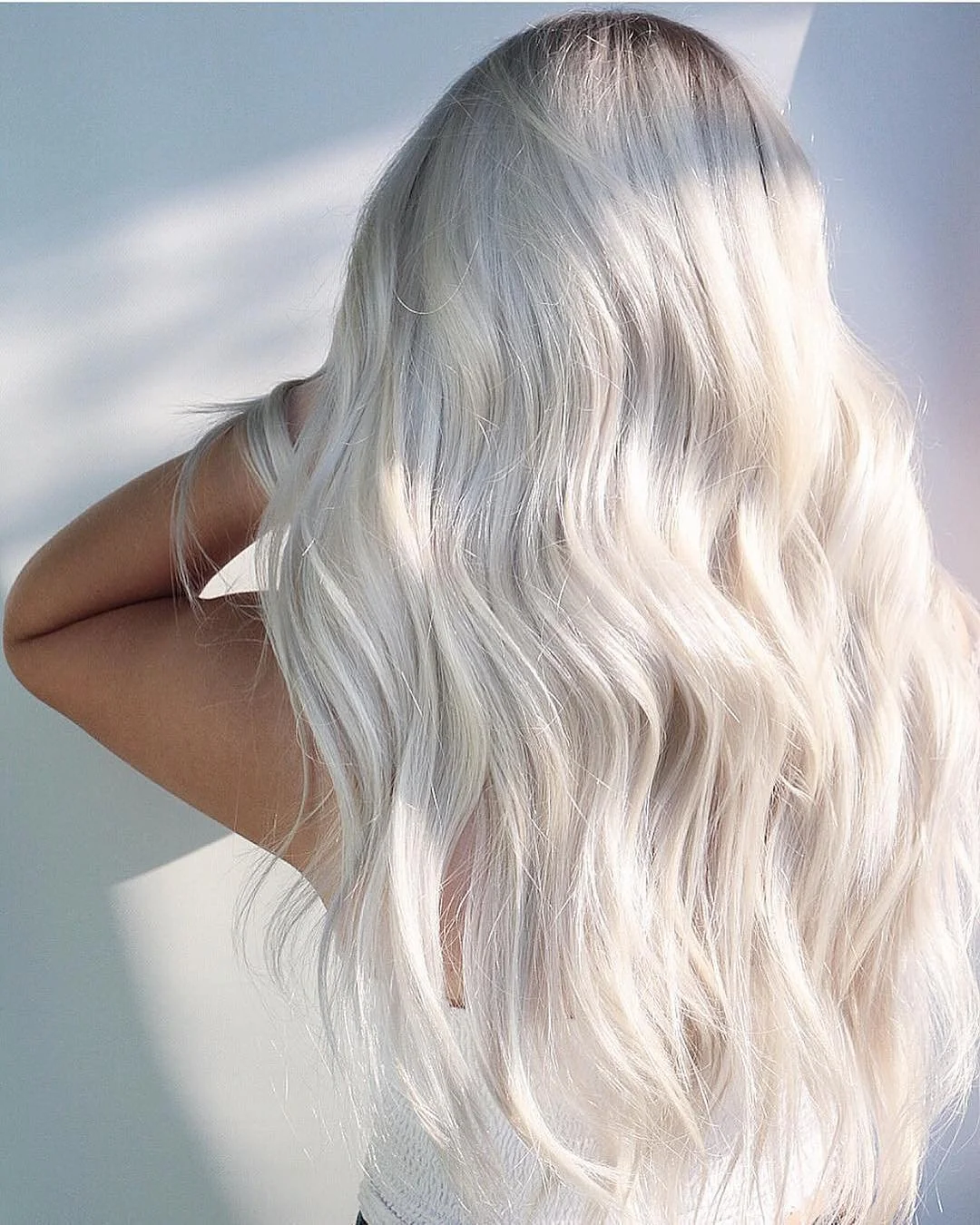 Extreme Platinum Blonde With Icy Undertones Extreme Platinum Blonde With Icy Undertones — Winter Hair Colors for Gray Hair