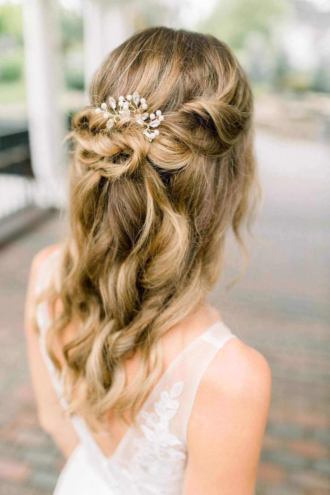 Blonde Visual Idea Blonde Visual Idea — Winter Half Up Half Down Hairstyles