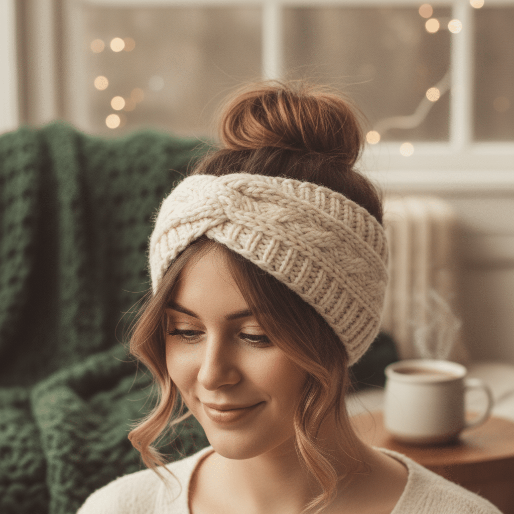 Visual Idea — Winter Hairstyles with Headband