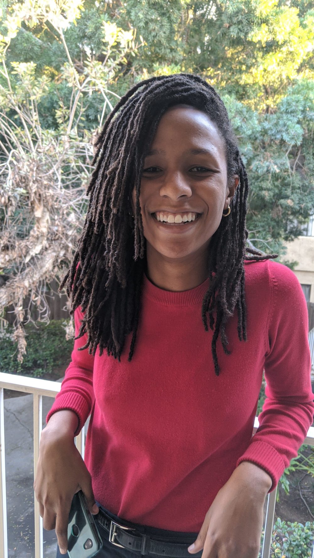 Loose Shoulder-Length Locs — Winter Loc Styles