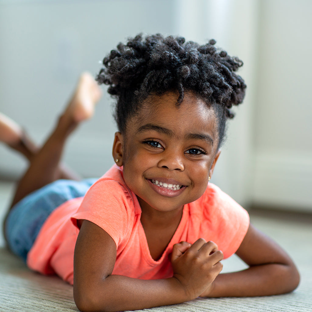 Air-Dried Thick Curly Hair Air-Dried Thick Curly Hair — Winter Hairstyles for Black Kids