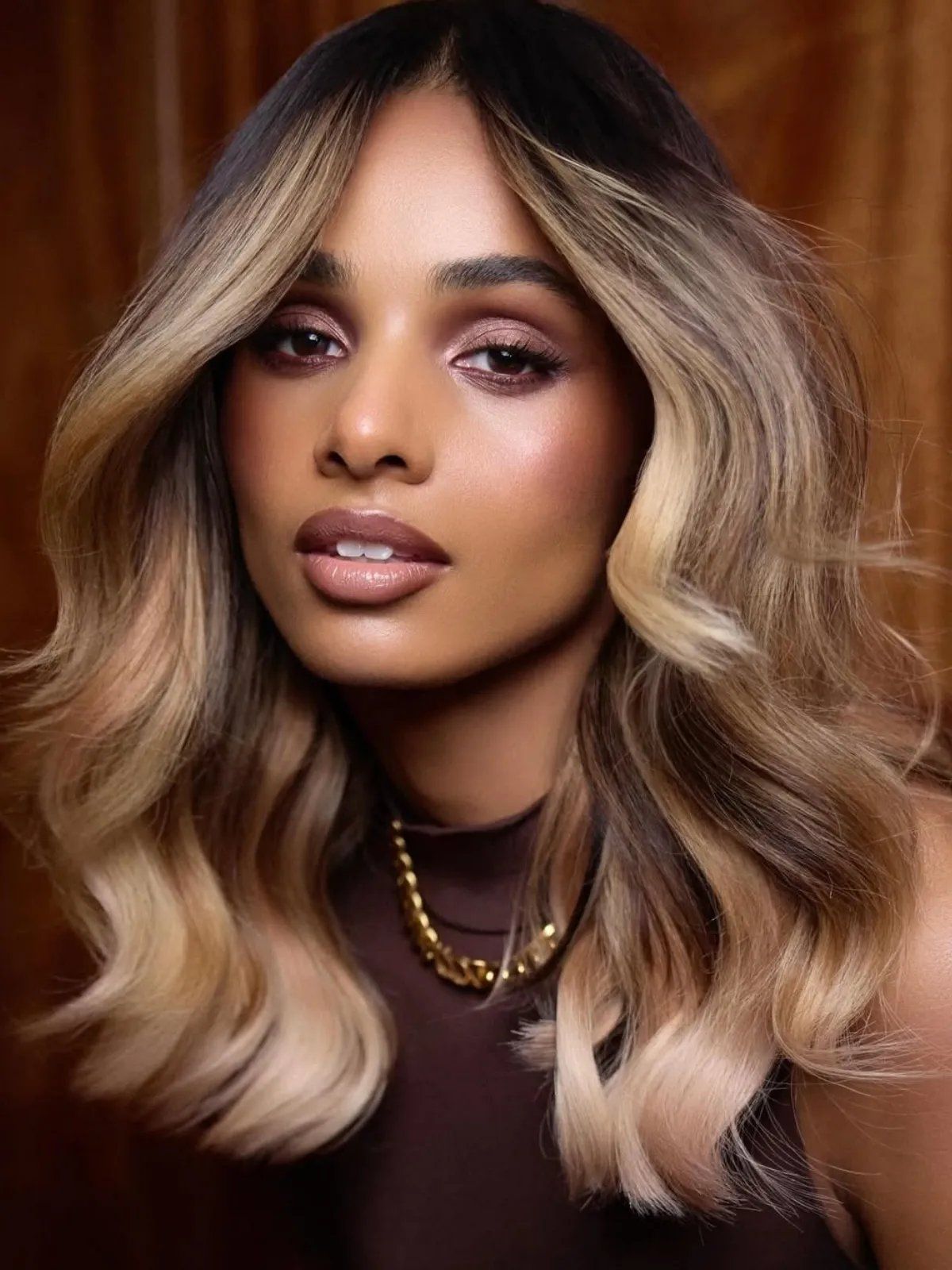 Shoulder Dark Blonde With Ash Blonde Balayage — Winter Hair Colors for Blondes