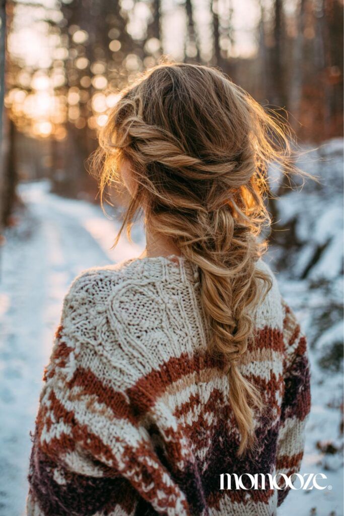 Blonde Visual Idea Blonde Visual Idea — Winter Hairstyles for Curly Hair