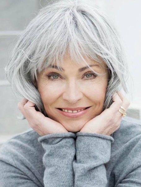 Shag Bob With Wispy Bangs Shag Bob With Wispy Bangs — Winter Hairstyles for Women Over 70