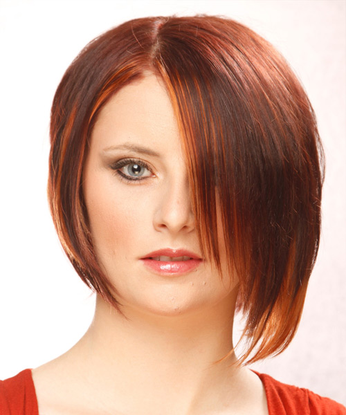Dark Mahogany With Orange Highlights Dark Mahogany With Orange Highlights — Mahogany Hair Color