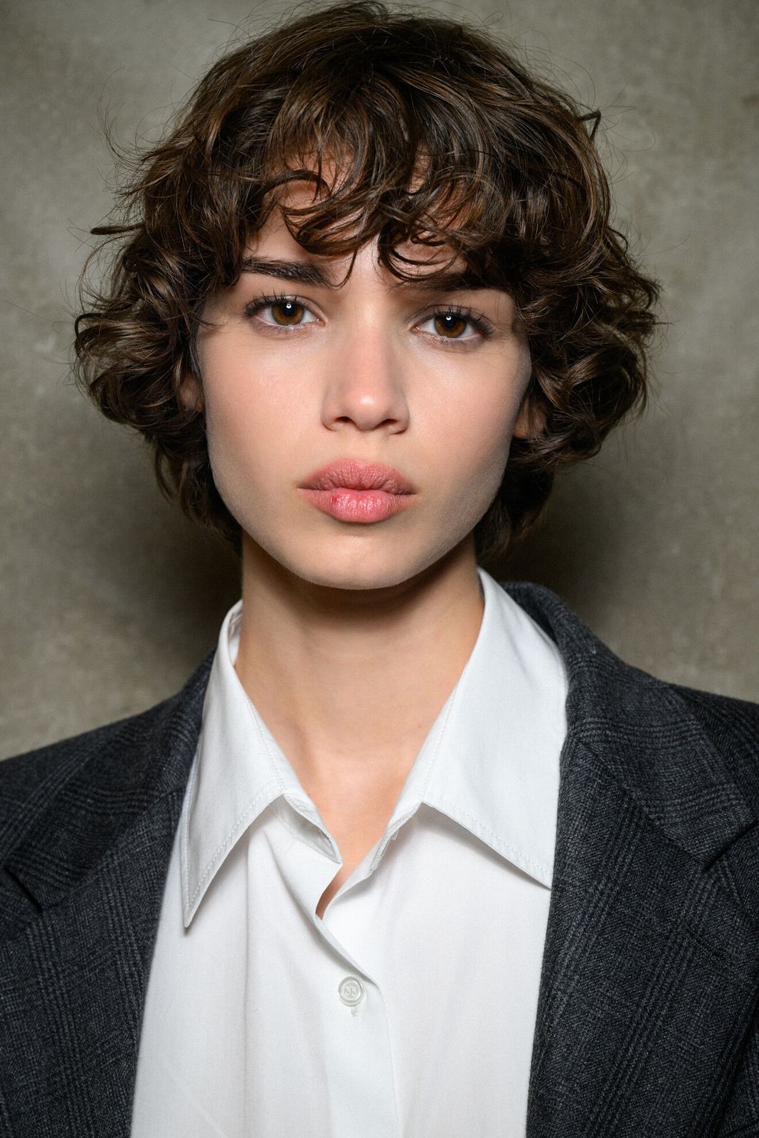 Short Bob With Curly Fringe Short Bob With Curly Fringe — Winter Hairstyles for Short Hair