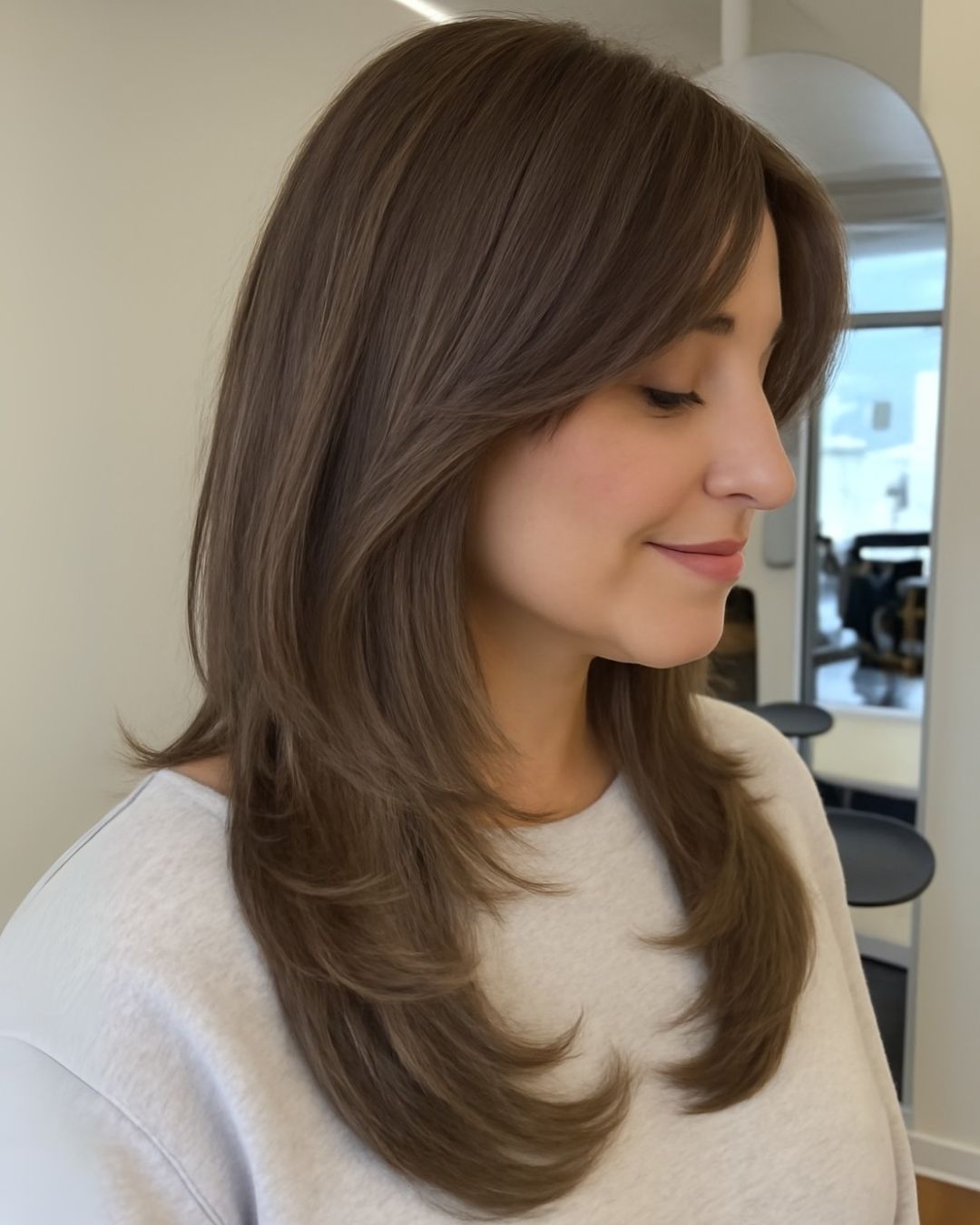 Medium Brown Soft Waves — Long Winter Haircuts