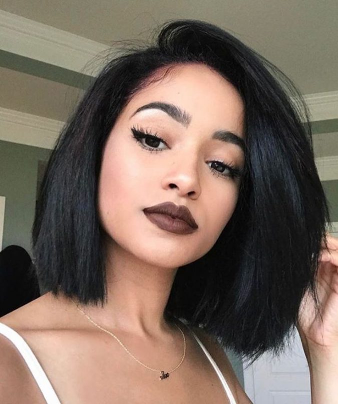плечо Visual Idea — Winter Hair Colors for Short Hair