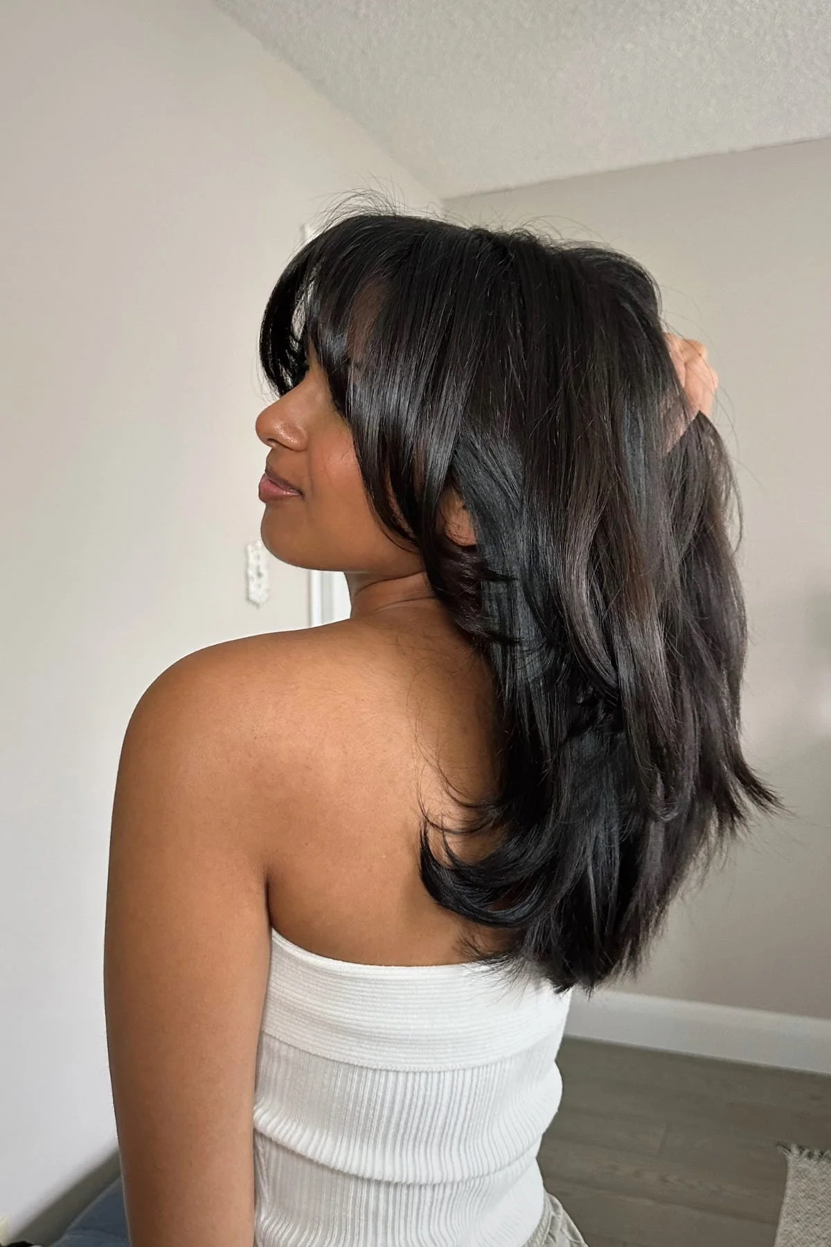 Layered Bob With Voluminous Blowout Layered Bob With Voluminous Blowout — Winter Natural Hairstyles