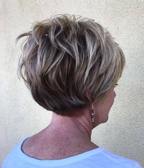 Ear Visual Idea — Winter Haircuts for Women Over 70