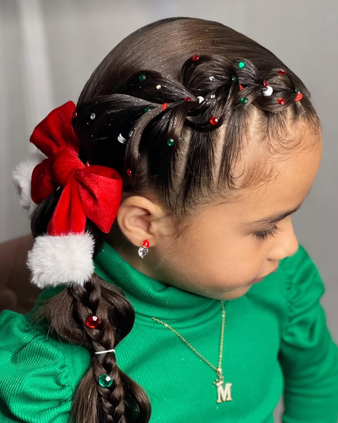 Long Visual Idea — Winter Hairstyles for Kids