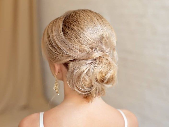 Ash Blonde Visual Idea — Winter Bun Hairstyles