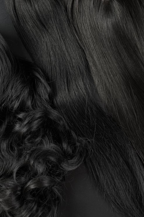 Jet Black Hair: Straight, Wavy, and Curly Textures Jet Black Hair: Straight, Wavy, and Curly Textures