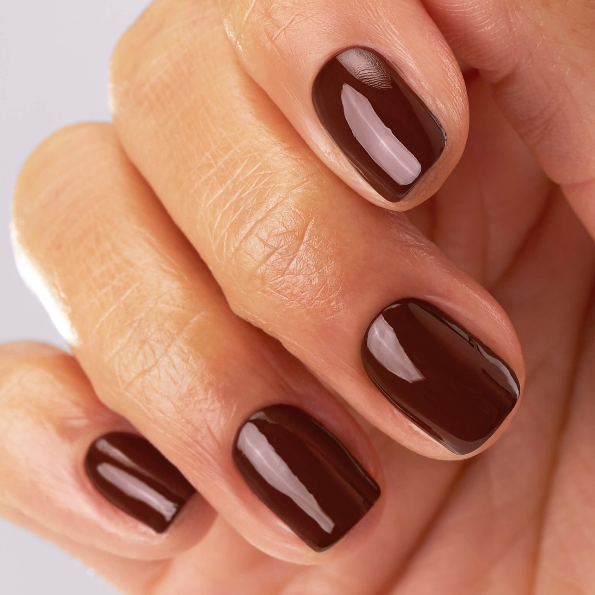 Chocolate Brown Silicon Nail Polish - MÊME