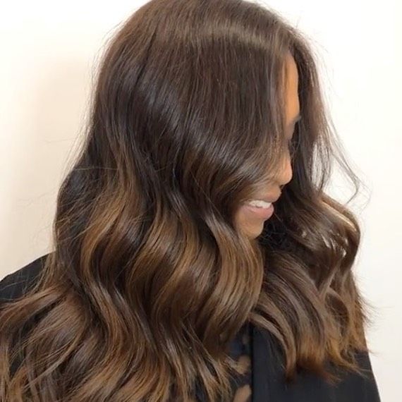 Visual Idea — Thick Dark Chocolate Brown Hair