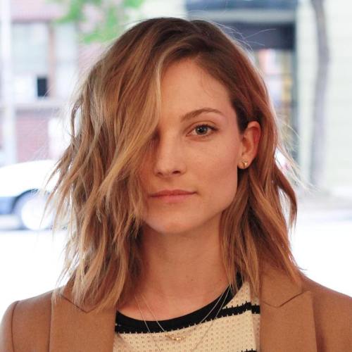 Layered Shoulder Length With Balayage Layered Shoulder Length With Balayage — Winter Haircuts for Square Faces