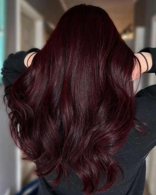 Deep Burgundy Color Deep Burgundy Color — Fall to Winter Hair Colors