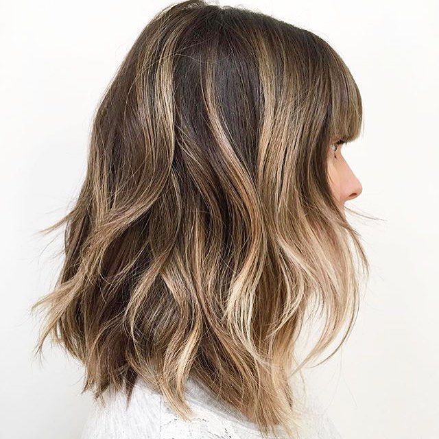 Lob Visual Idea — Low Maintenance Winter Hair Colors