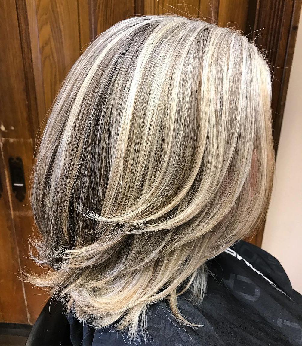 Gray With Blonde Highlights Gray With Blonde Highlights — Winter Hair Colors for Gray Hair