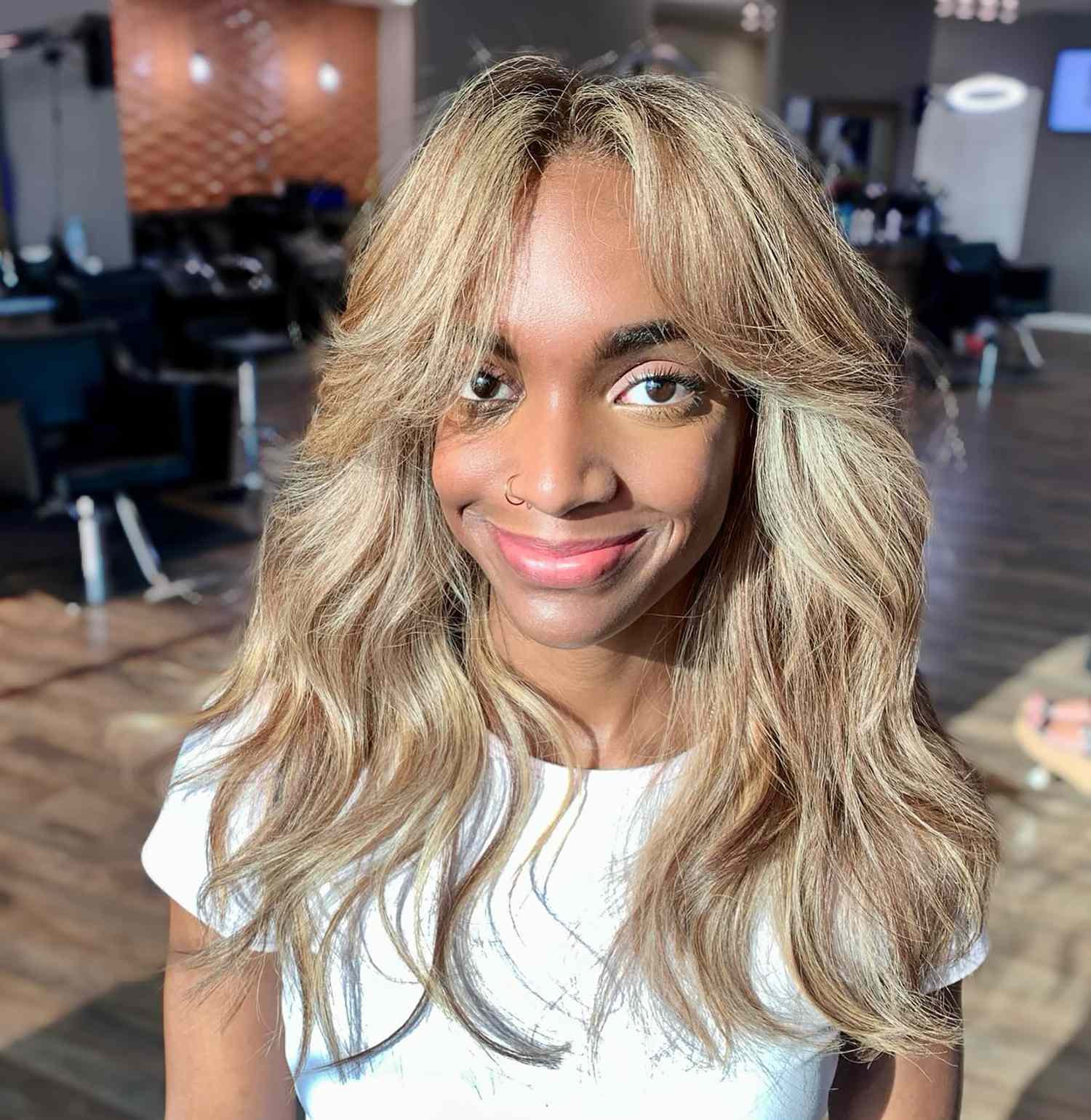 Dark Brown With Caramel Highlights Face-Framing — Winter Hair Colors for Brown Eyes