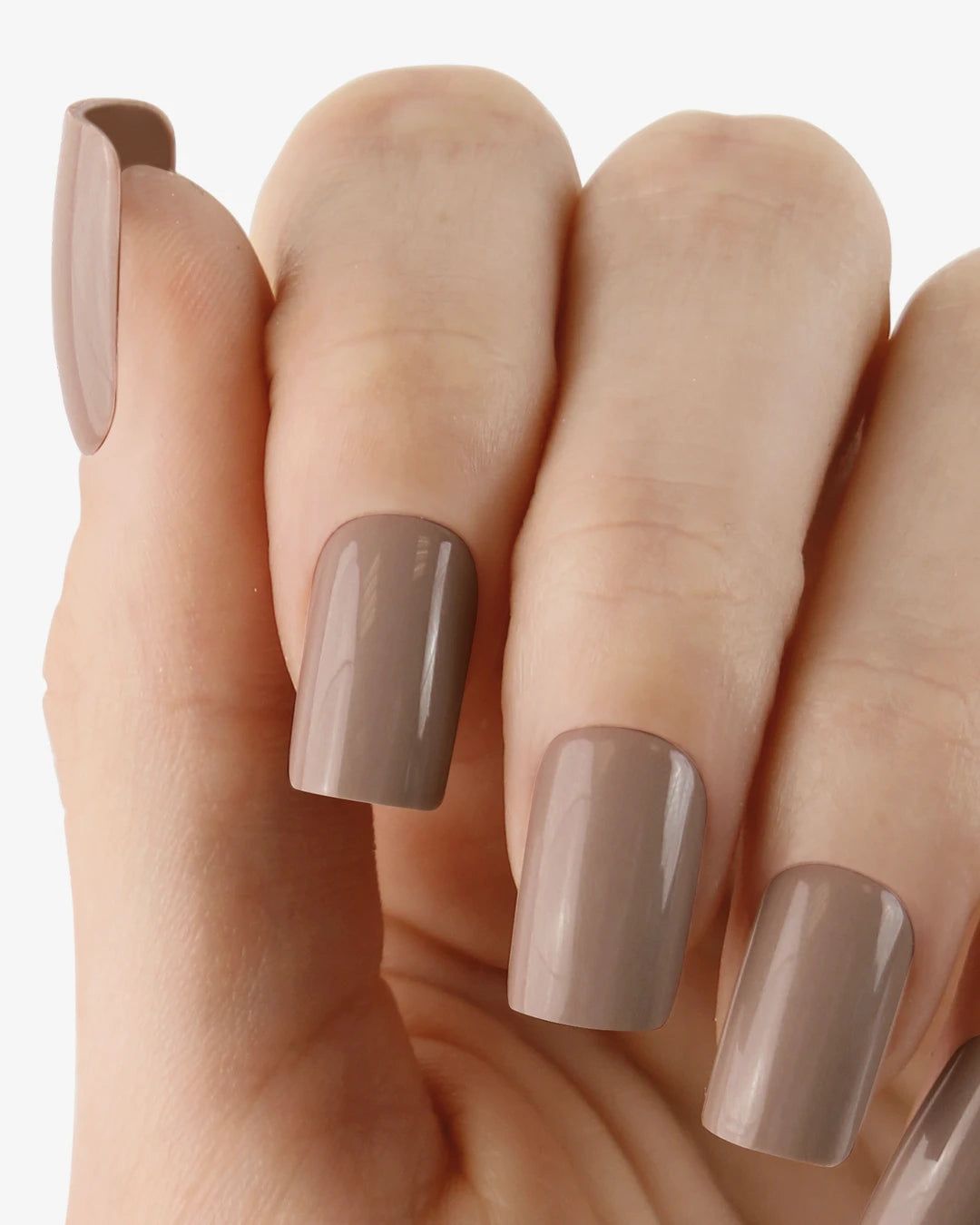 Solid Color Visual Idea Solid Color Visual Idea — Mocha Nails