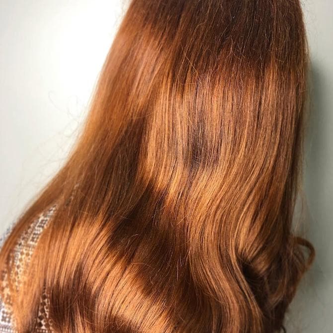 Copper Red Visual Idea Copper Red Visual Idea — Winter Hair Colors for Redheads