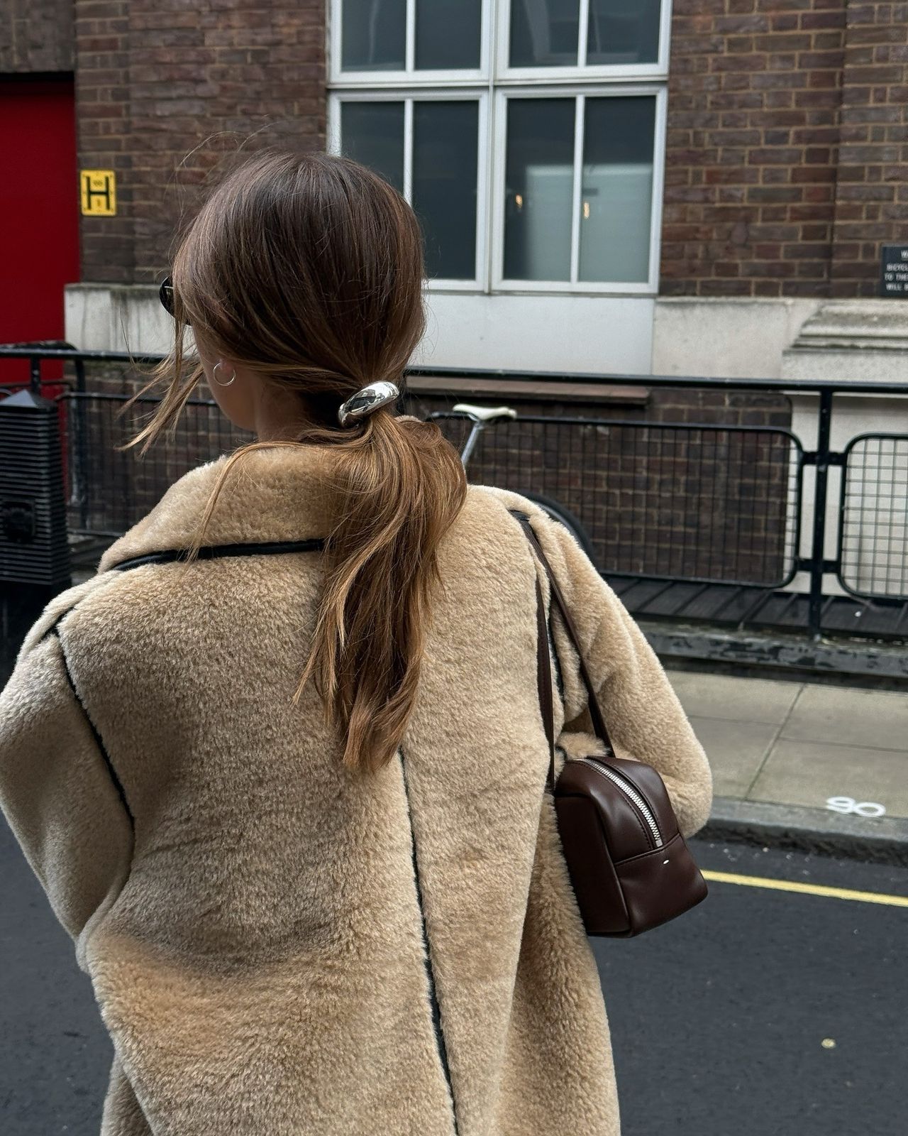 Medium Brown Shoulder Length Low Ponytail — Winter Ponytail Hairstyles