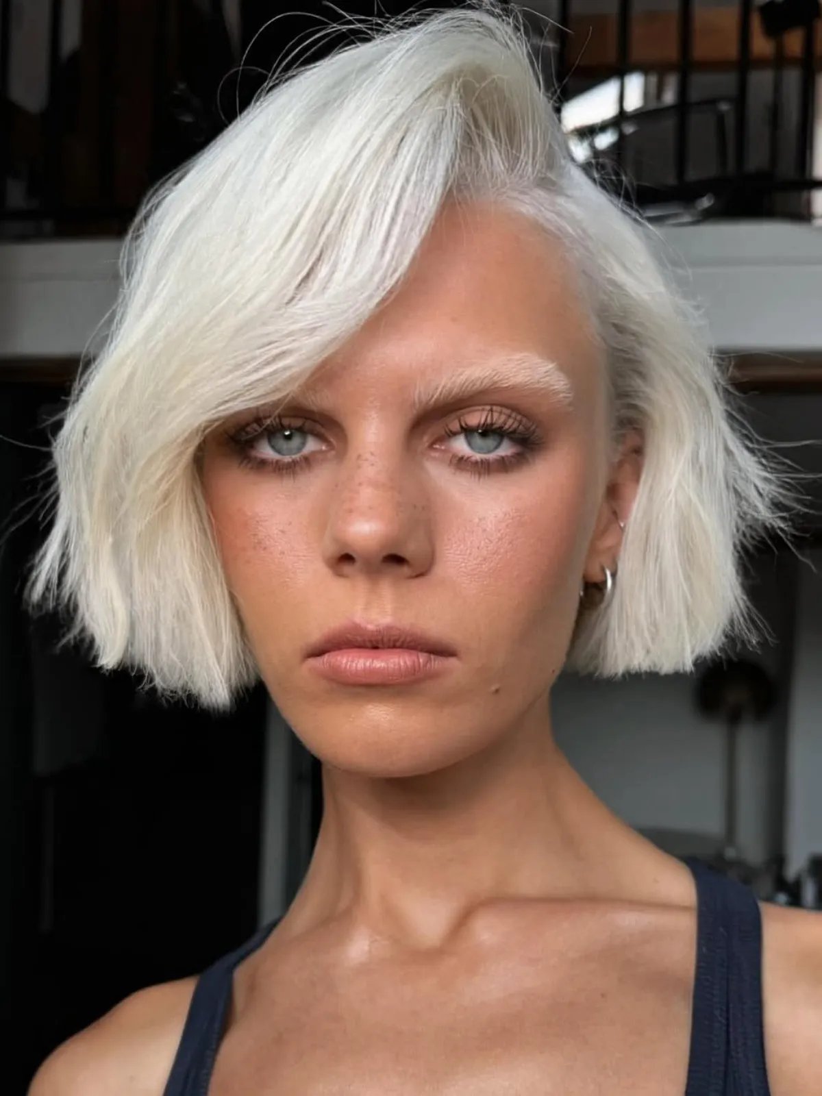 Ash Blonde With Silver Undertones Ash Blonde With Silver Undertones — Winter Hair Colors for Gray Hair