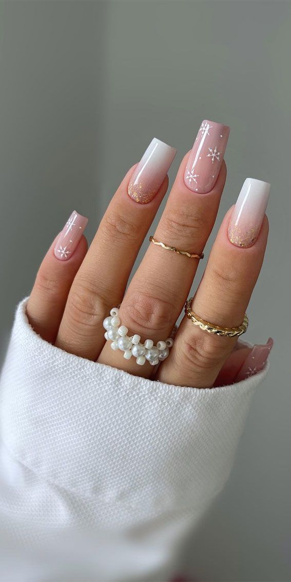 Winter Visual Idea Winter Visual Idea — Winter Square Nails