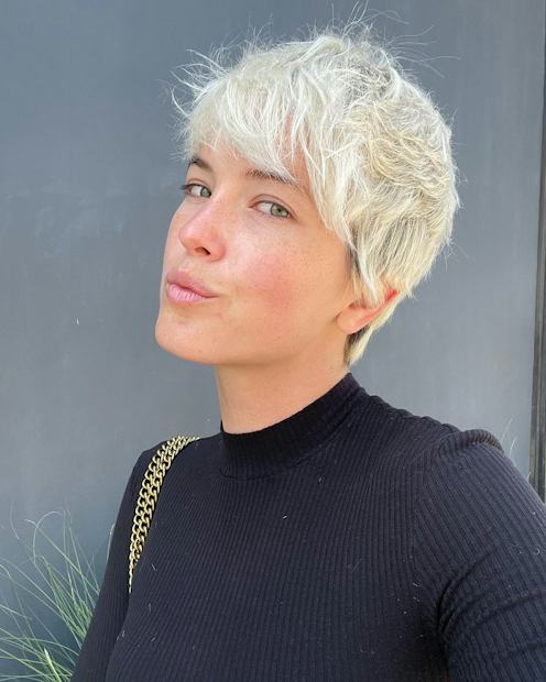 Platinum Blonde Visual Idea Platinum Blonde Visual Idea — Low Maintenance Winter Haircuts