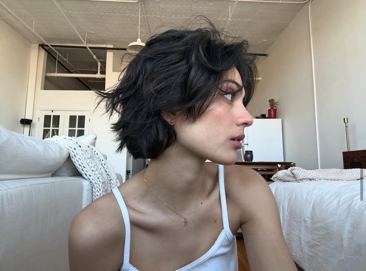 Chin Length Dark Brown Shag Chin Length Dark Brown Shag — Short Winter Haircuts