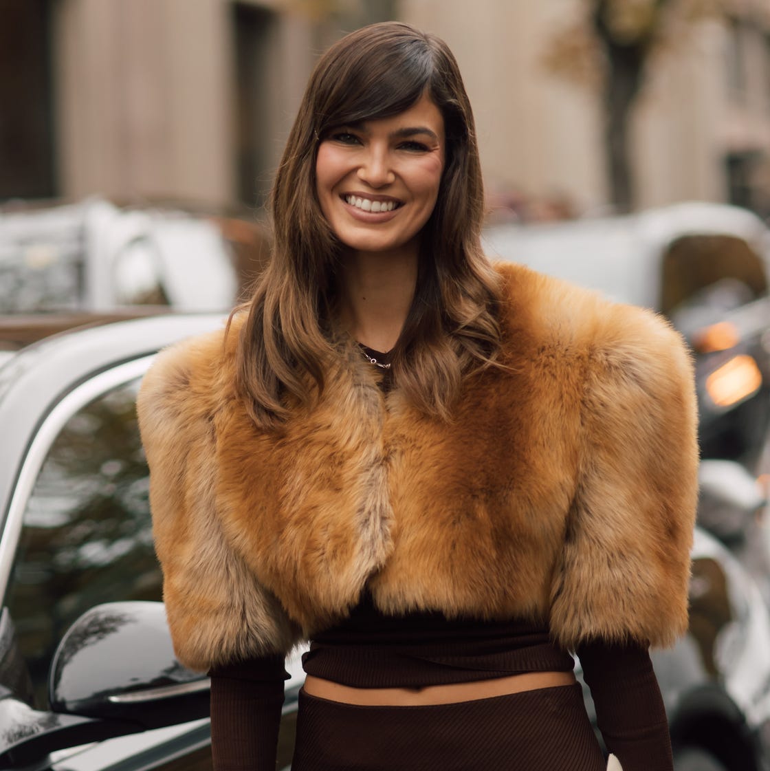 Medium Brown With Long Side Bangs Medium Brown With Long Side Bangs — Medium Length Winter Haircuts