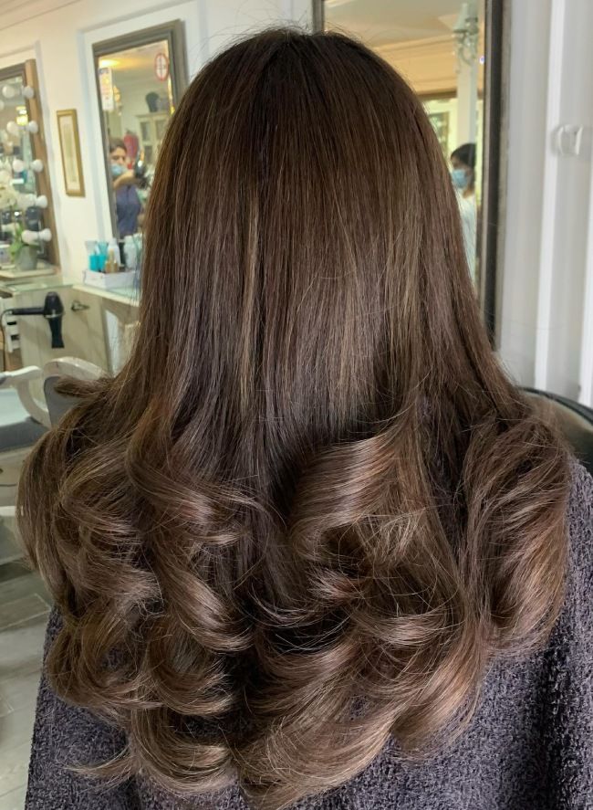 Front View Visual Idea Front View Visual Idea — Espresso Brown Hair