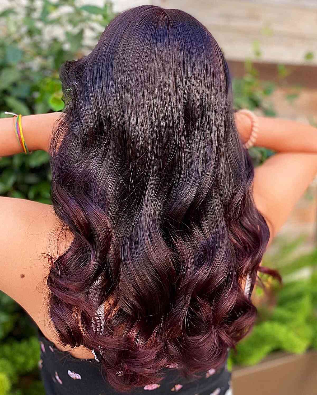 Burgundy with Subtle Gradient Burgundy with Subtle Gradient — Burgundy Hair Color