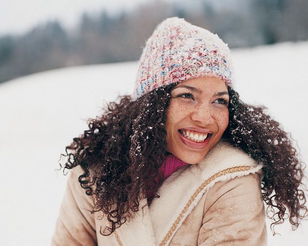 Collarbone Layers In Winter — Winter Haircuts for Curly Hair