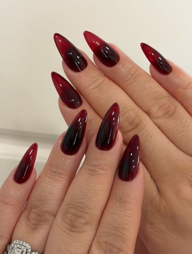 High Gloss Visual Idea High Gloss Visual Idea — Black Cherry Nails