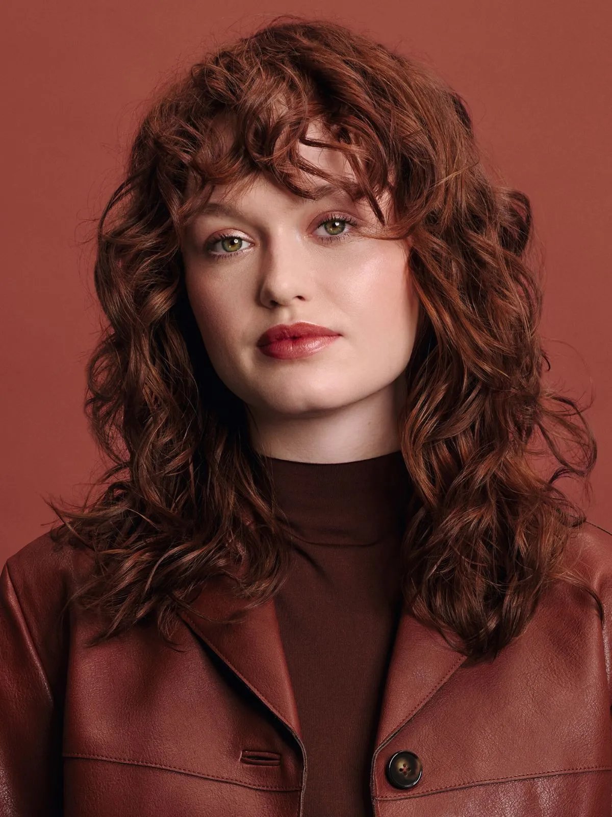 Rich Copper Collarbone Curls Rich Copper Collarbone Curls — Winter Hair Colors for Curly Hair