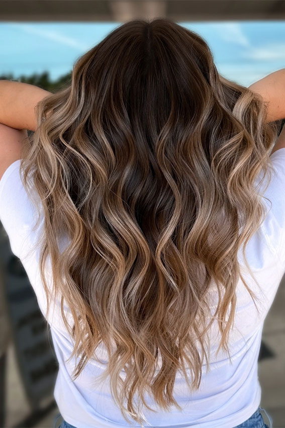 Dark Brown To Bright Blonde Colour Melt — Blonde to Brunette Hair