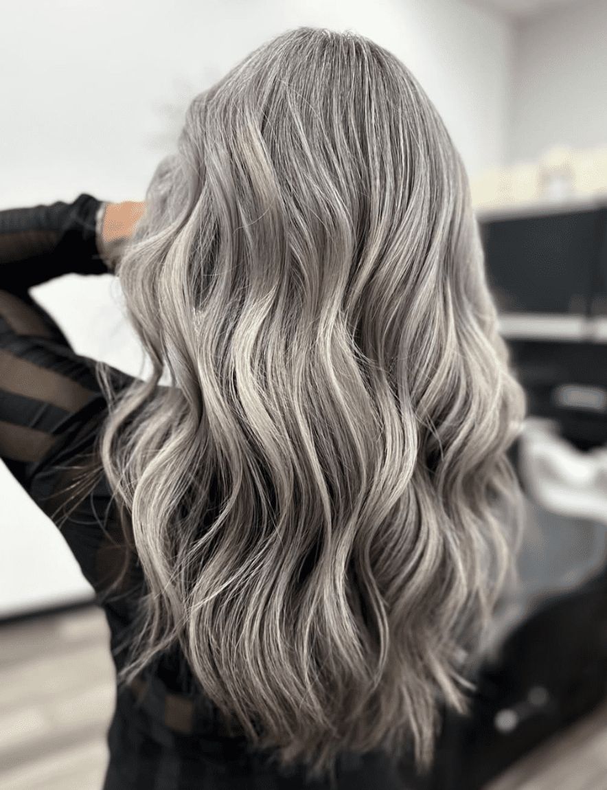 Ash Blonde With Silver And Grey Tones Visual Idea — Winter Haircuts for Women Over 60