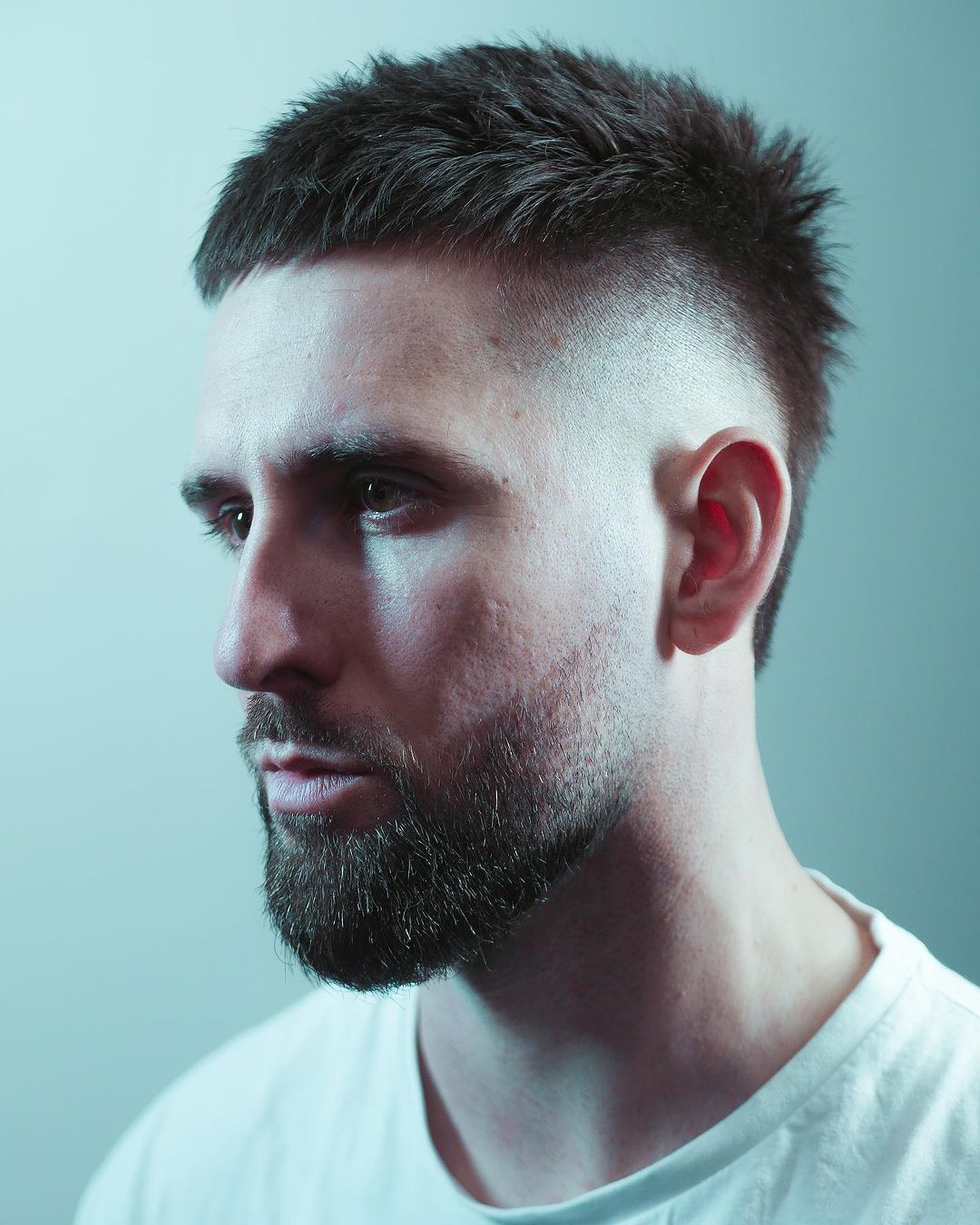 Short Textured Crop With High Fade — Winter Haircuts for Men